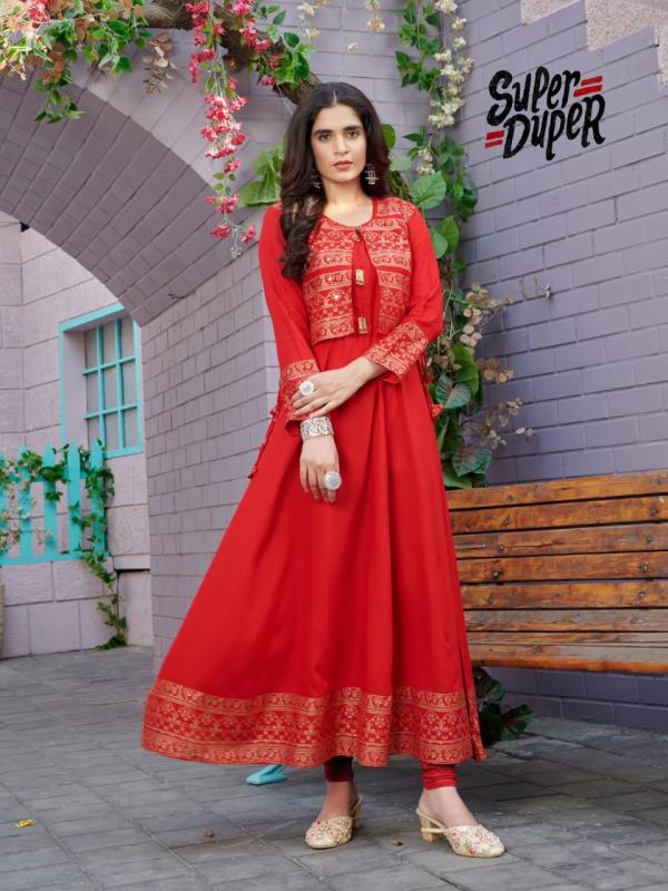 Super Duper Hit Rayon Fancy Long Kurti Collection